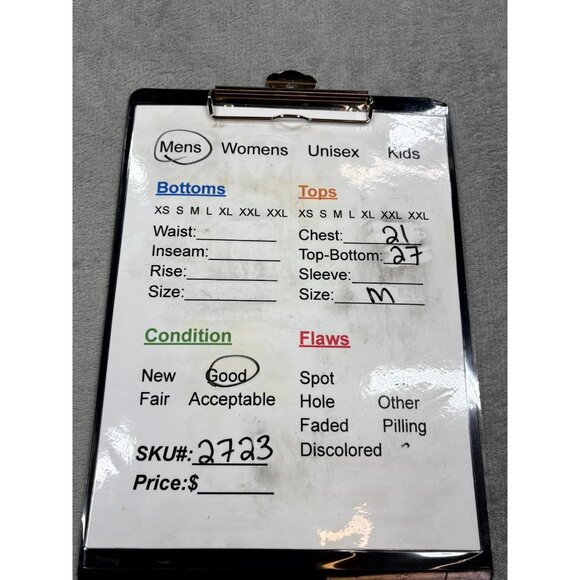 Under Two Flags Shacket Shirt Mens Medium Beige Hawaiian 100% Cotton Button-Up - Picture 12 of 12